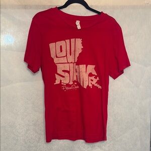 Bella Canvas Vibrant Red Graphic Tee